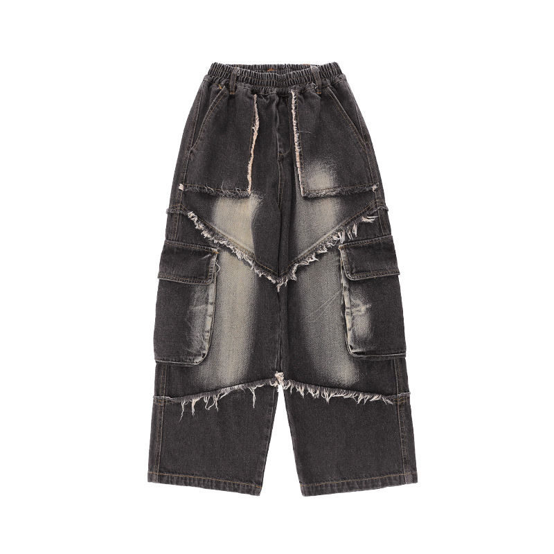 街舞児童潮服セットhiphop男児ヒップホップ格好いい街ジャズダンスショーショー衣装ドラム