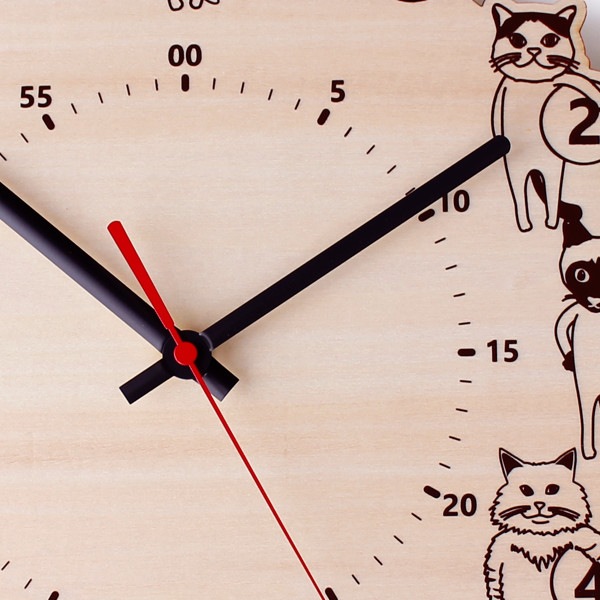 振り子時計 CATS 掛け時計 ヤマト工芸 時計 アナログ 木製 天然木 ネコ ( 送料無料 掛時計 振り子時計 CATS 掛け時計 ヤマト工芸 時計 アナログ 木製 天然木 ネコ ( 送料無料 掛時計