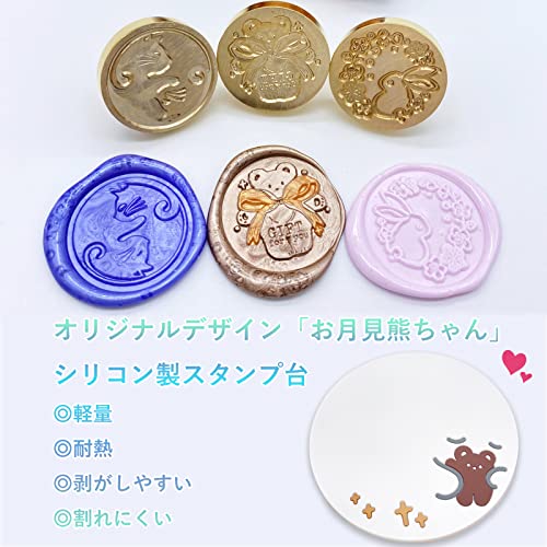 シーリングワックス セット シーリングスタンプ3種 透明ワックス ゴールドワックス 炉 マドラー スタンプ板 スプーン 専用カラーペン ティーライトキャンドル 封蝋 手紙 招待状 結婚式 記念日 誕生