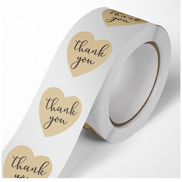 Qoo10] ギフトシール サンキューシール ロール