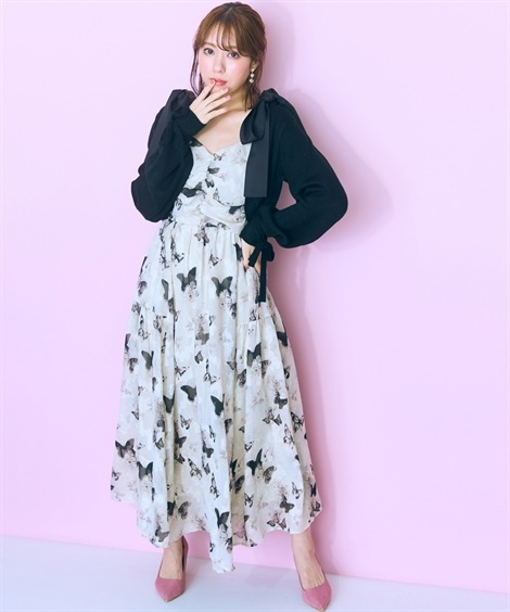 ニット 大きいサイズ ニットアームボレロ marun ニット 大きいサイズ ニットアームボレロ marun