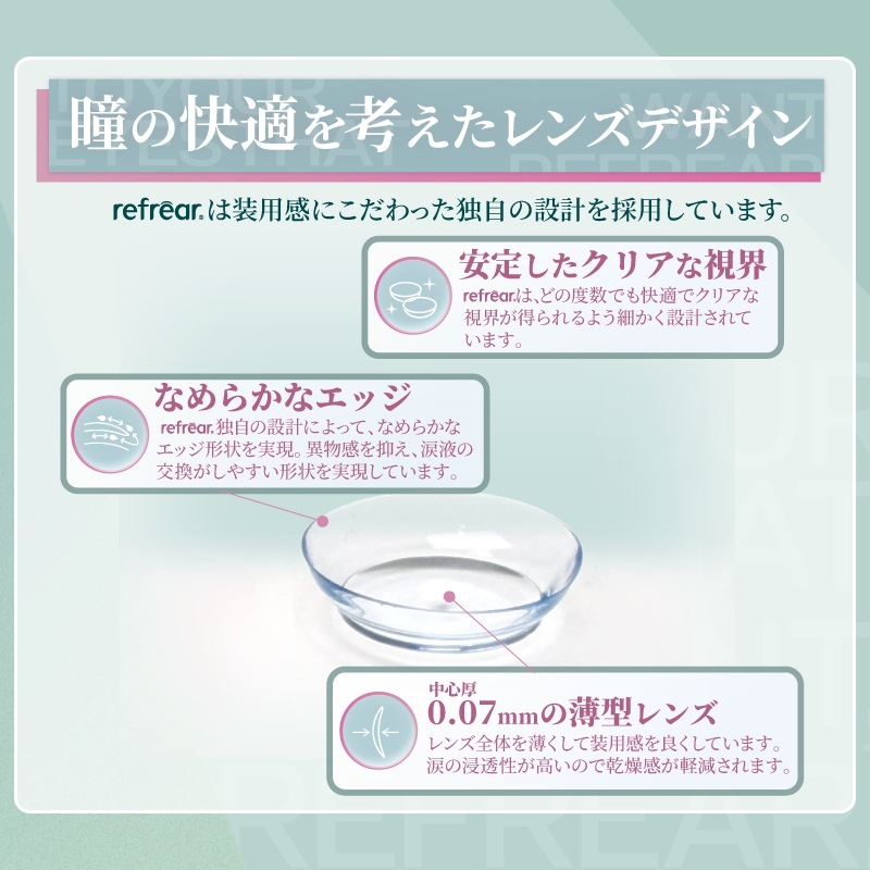 1day Refrear UV Moisture 38 ワンデーリフレア UV モイスチャー38 【30枚入】 12箱 コンタクトレンズ_8