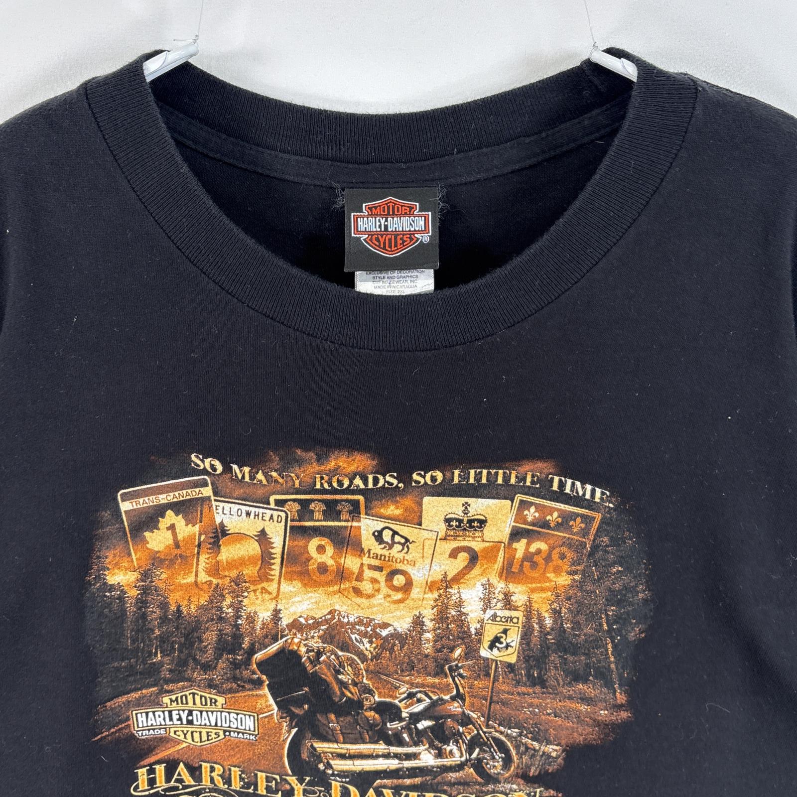 古着 長袖Tシャツ 両ラバープリント 袖プリント 大きいサイズ 2XL ブラック系 メンズ agenciaidee.com