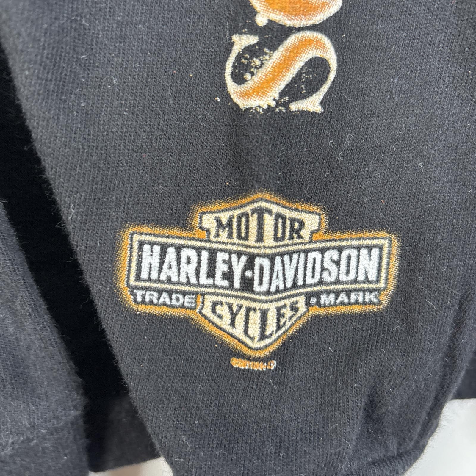 古着 長袖Tシャツ 両ラバープリント 袖プリント 大きいサイズ 2XL ブラック系 メンズ agenciaidee.com