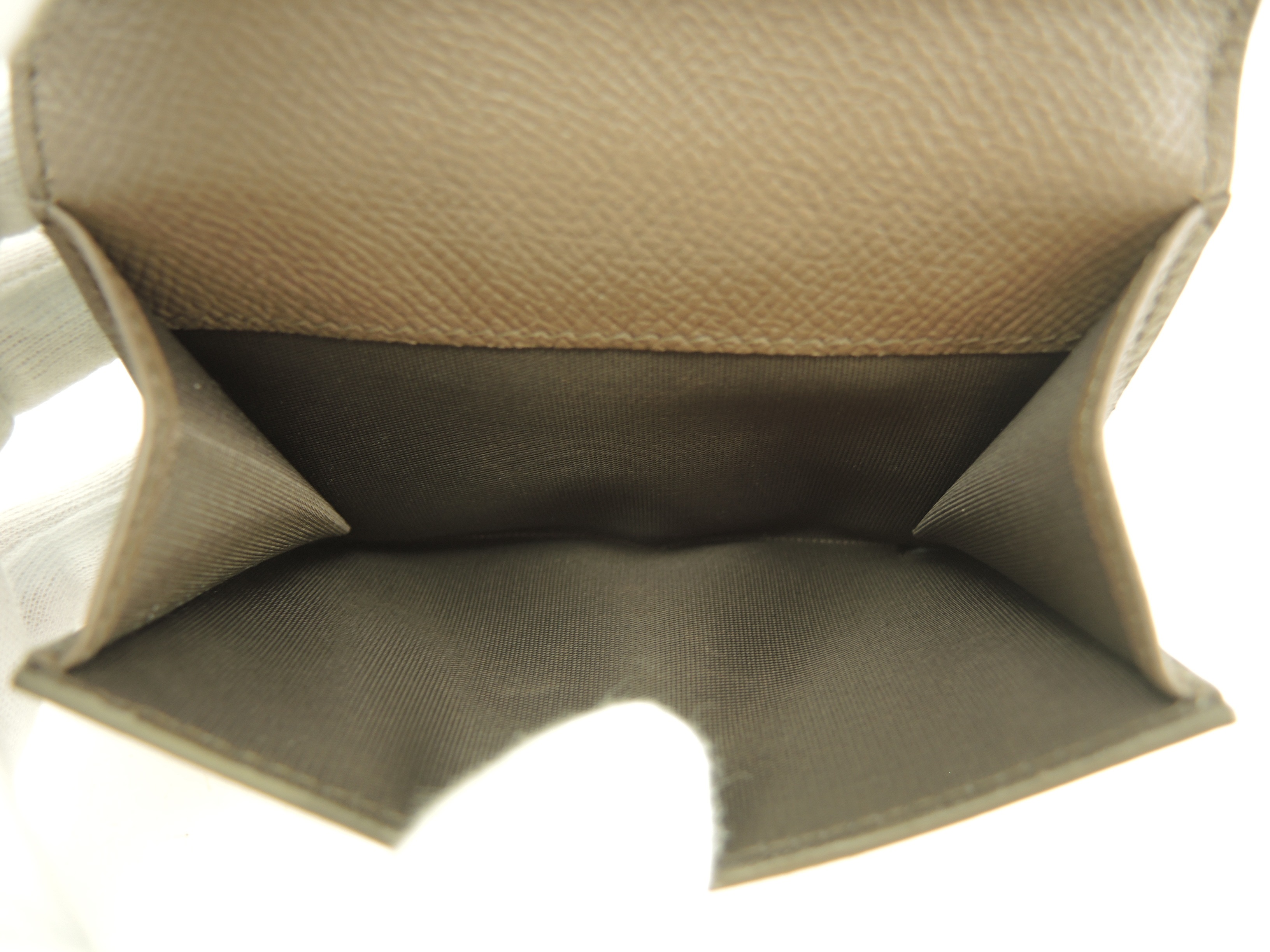 コンパクトウォレット ヴァラリボン レザー灰 2折財布 未使用@IY-22A926 コンパクトウォレット ヴァラリボン レザー灰 2折財布 未使用@IY-22A926