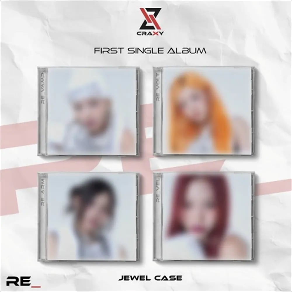 [SET] CRAXY - RE_ Jewel Case ver. / 1st Single Album