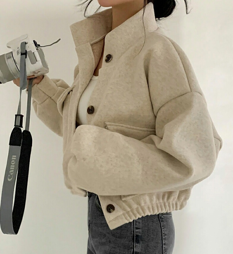 [メガ割りSALE]ハイネックフラップポケットジャケット・p345039