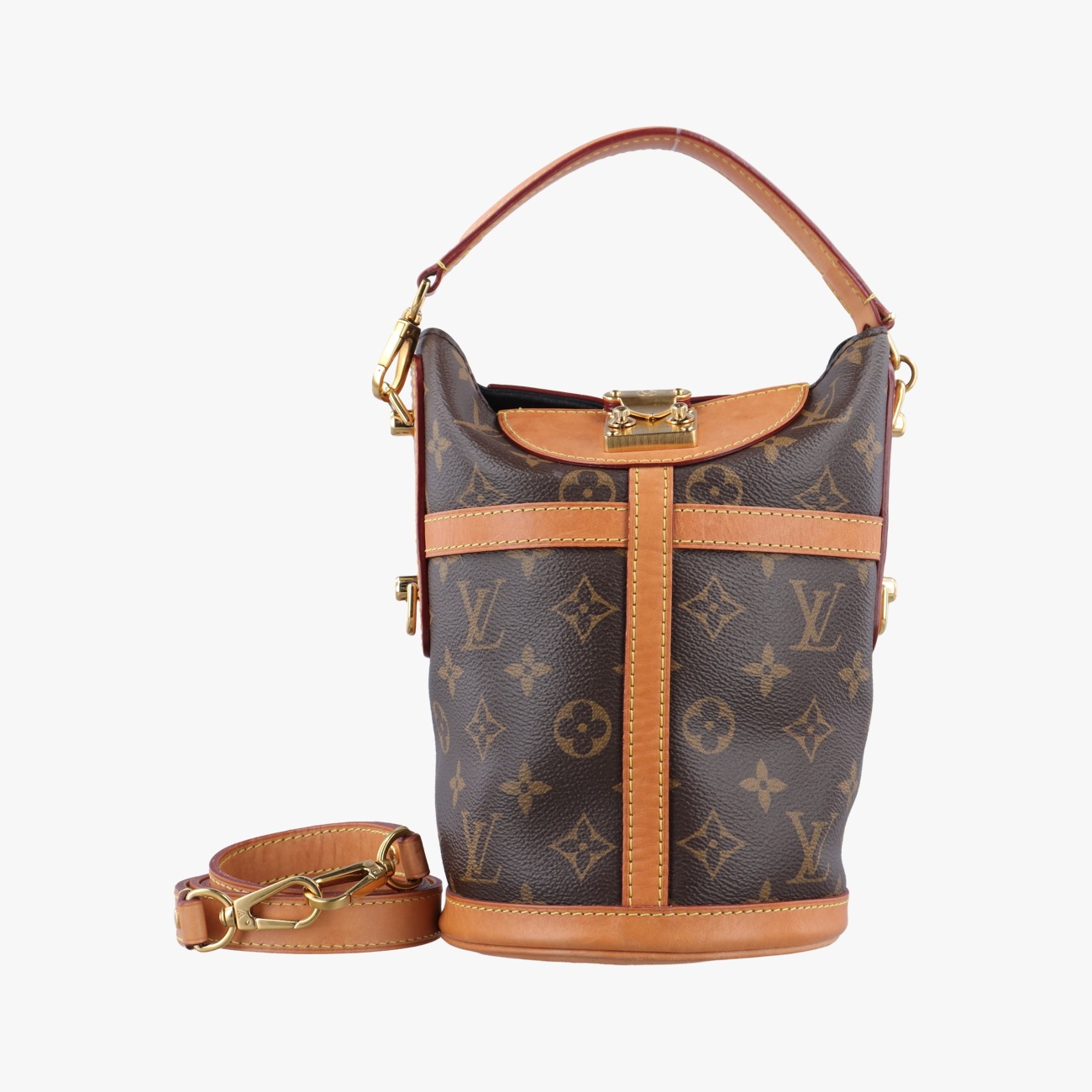 ダッフル モノグラム/ブラウン系 モノグラムキャンバス M43587 DU1179中古 ダッフル モノグラム/ブラウン系 モノグラムキャンバス M43587 DU1179中古