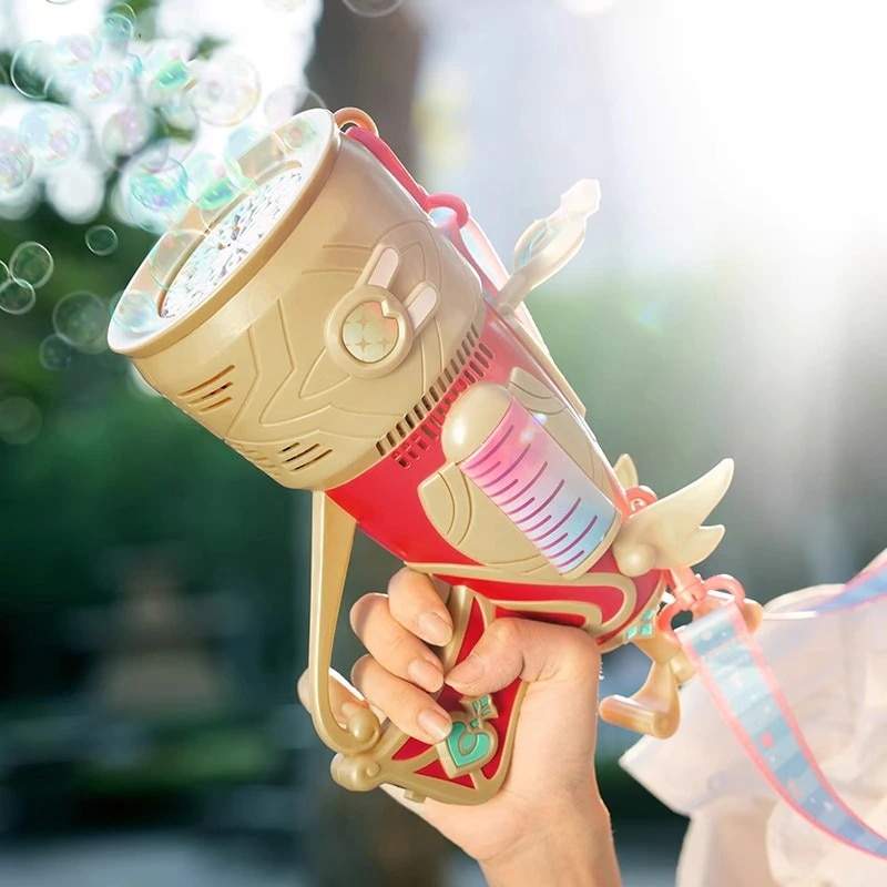 公式グッズ 原神　シグウィン　バブルガン　原神グッズ　コスプレ　おもちゃ　プレゼント　ギフト　可愛い（14.7＊14.3＊25cm）