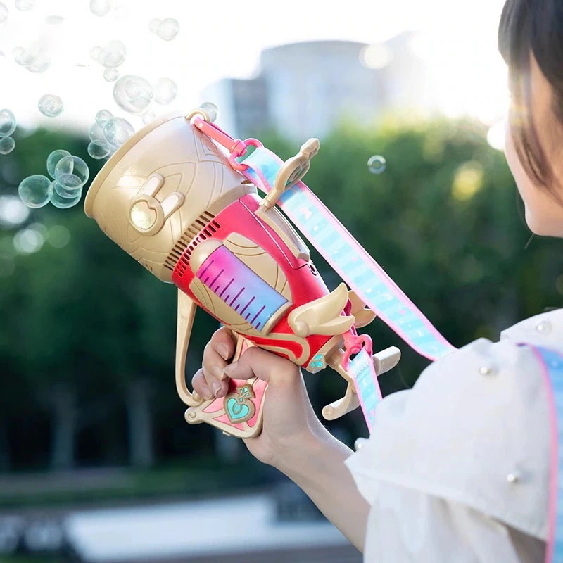 公式グッズ 原神　シグウィン　バブルガン　原神グッズ　コスプレ　おもちゃ　プレゼント　ギフト　可愛い（14.7＊14.3＊25cm）