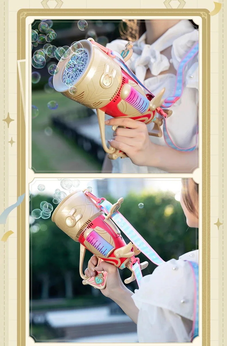 公式グッズ 原神　シグウィン　バブルガン　原神グッズ　コスプレ　おもちゃ　プレゼント　ギフト　可愛い（14.7＊14.3＊25cm）