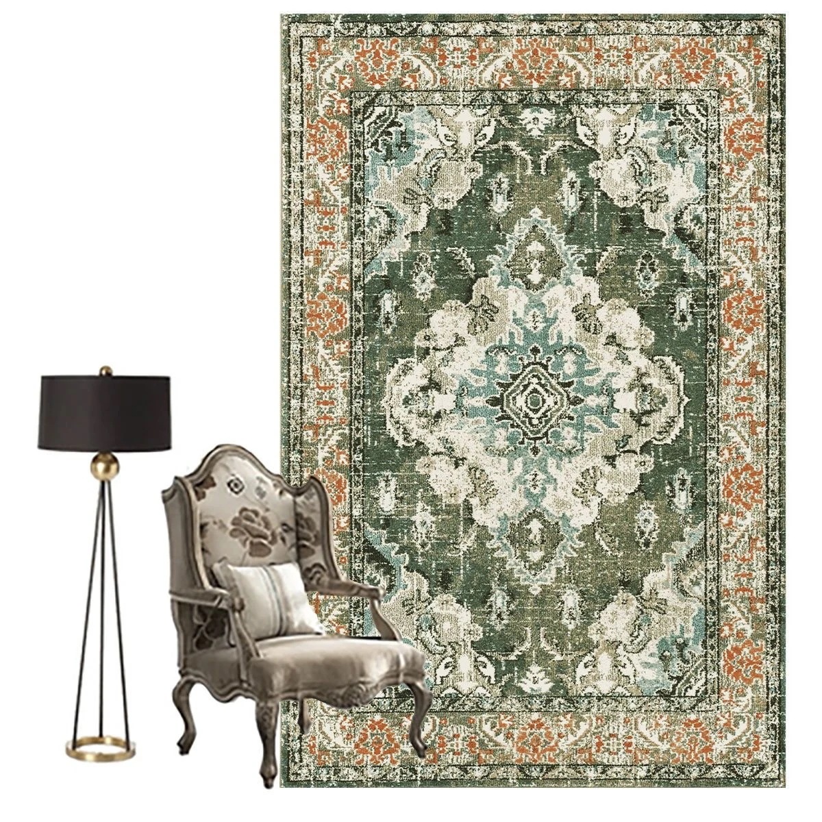 カーペット フラワー じゅうたん ペルシャ絨毯風 160*230 ラグ モダン 絨毯 ラグマット 花柄 北欧風 敷物 おしゃれ フロアマット カーペット フラワー じゅうたん ペルシャ絨毯風 160*230 ラグ モダン 絨毯 ラグマット 花柄 北欧風 敷物 おしゃれ フロアマット