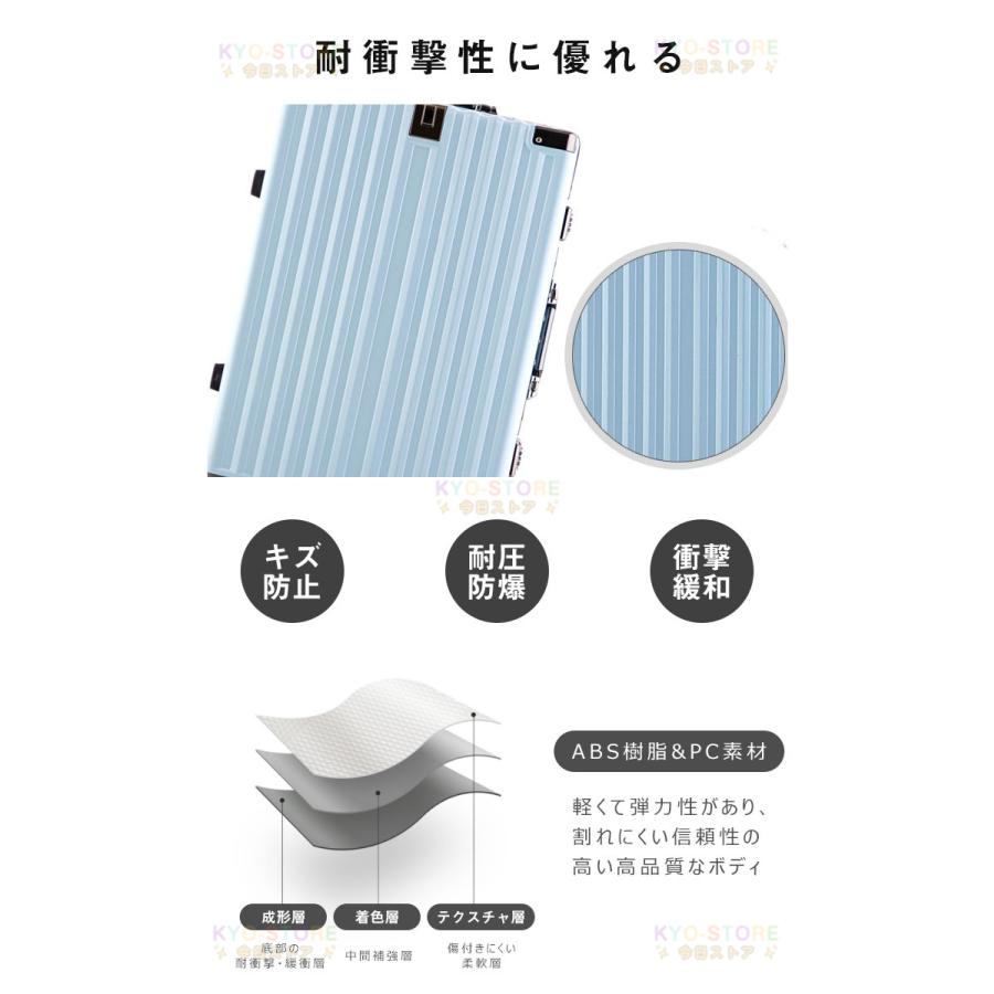 スーツケース フロントオープン スーツケース 機内持ち込み S M 大容量 軽量 静音 多機能 usbポート付き TSAロック 耐衝撃 静音 スーツケース 旅行 可愛い 出張