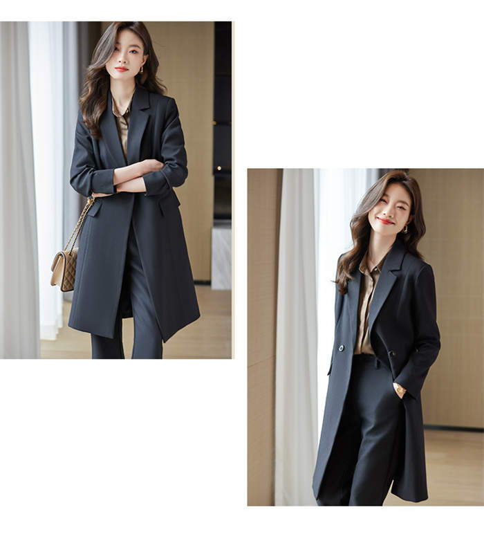 ２点で11o円OFF！【本日限定】セットアップ 入学式 ママ かっこいい 卒業式 レディース フォーマル 春 セレモニー スーツ カジュアル ロングジャケット テーパード パンツスーツ 2点セット 上