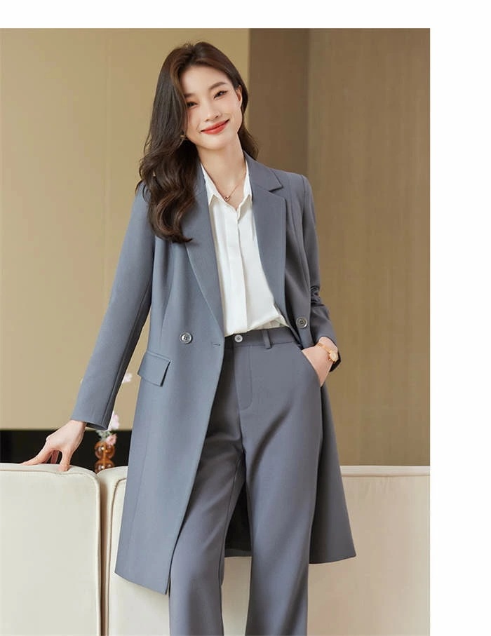 ２点で11o円OFF！【本日限定】セットアップ 入学式 ママ かっこいい 卒業式 レディース フォーマル 春 セレモニー スーツ カジュアル ロングジャケット テーパード パンツスーツ 2点セット 上