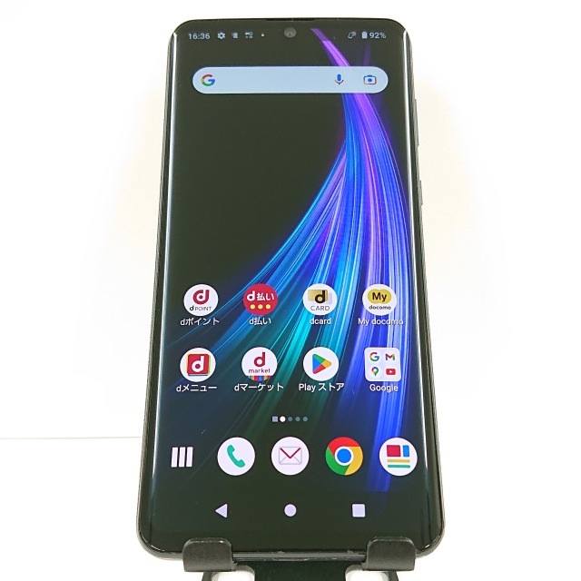 AQUOS zero2 SH-01M ドコモ アストロブラック 送料無料 本体 c08209 【中古】