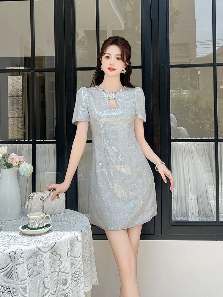 誕生日 ウェディング 披露宴 キラキラ キャバ 卒業式 結婚式 二次会 2025夏新品 メガ割 フランス風 パーティー ドレス 【JY.上品】 大人 演奏会 同窓会 ショートワンピ 誕生日 ウェディング 披露宴 キラキラ キャバ 卒業式 結婚式 二次会 2025夏新品 メガ割 フランス風 パーティー ドレス 【JY.上品】 大人 演奏会 同窓会 ショートワンピ