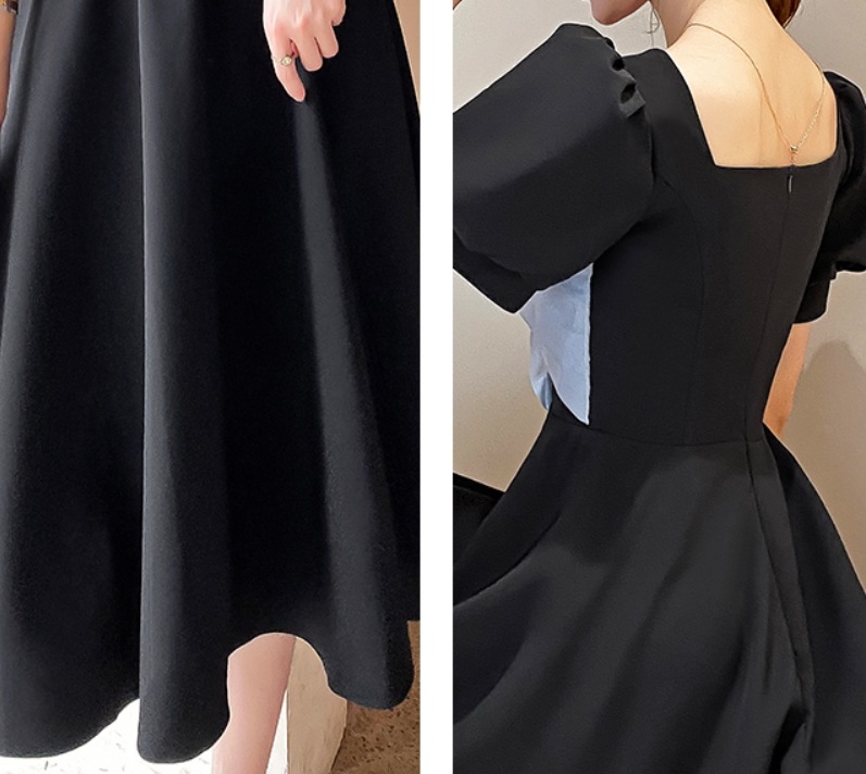 ワンピース ワンピドレス 膝丈 ひざ丈 膝下 袖あり 半袖 パフスリーブ スクエアネック 襟なし ストレート Iライン フリル リボン ウエストマーク 切り替えデザイン ファスナー ハイウエスト 薄手 ワンピース ワンピドレス 膝丈 ひざ丈 膝下 袖あり 半袖 パフスリーブ スクエアネック 襟なし ストレート Iライン フリル リボン ウエストマーク 切り替えデザイン ファスナー ハイウエスト 薄手