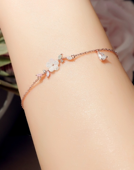 [COSMOCRATS]プリエル フラワー 螺鈿ブレスレット