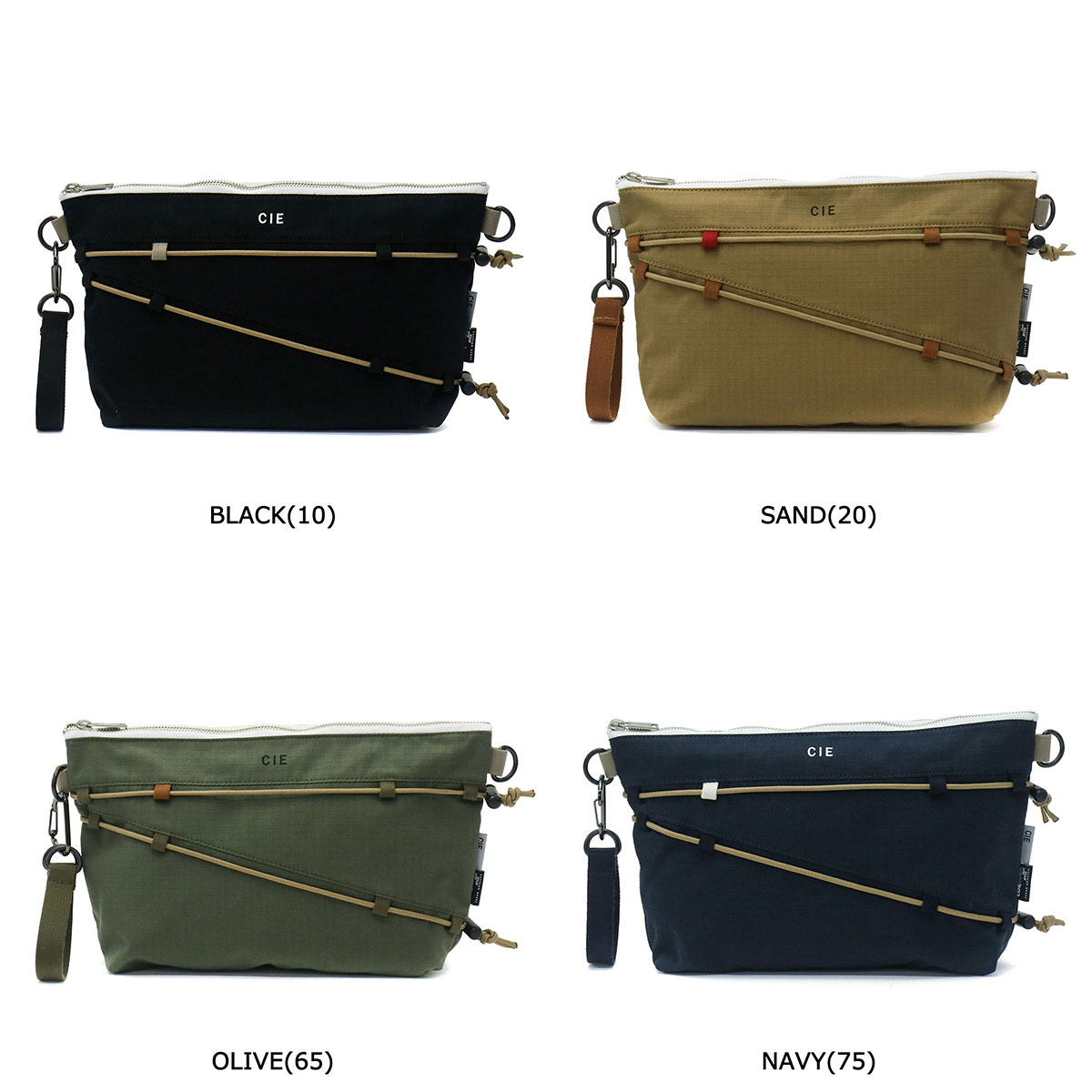 CIE クラッチバッグ シー STRING POUCH ポーチ ショルダーバッグ クラッチポーチ 2WAY 斜めがけ カジュアル メンズ レディース 011800 baskapel.nl
