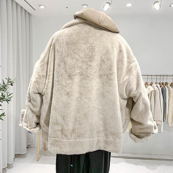 コート アウター ロング ブルゾン ドロップショルダー フェイクファー デニム ボア リバーシブル ロング 切り替え マルチカラ ミディアム丈 袖あり 長袖 ポケット付き アウター 羽織り lout コート アウター ロング ブルゾン ドロップショルダー フェイクファー デニム ボア リバーシブル ロング 切り替え マルチカラ ミディアム丈 袖あり 長袖 ポケット付き アウター 羽織り lout