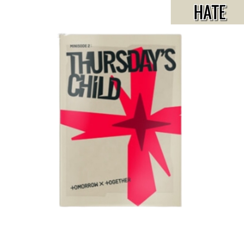[3種セット] TXT アルバム [Minisode2: THURSDAYS CHILD] Hate+End+Mess ver. /韓国チャート反映 +Shop Gift