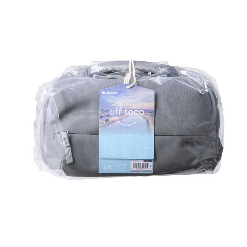エレコム ELECOM ボディバッグ ショルダーバッグ 斜めがけ 撥水加工 ( Nintendo Switch/ 小型ガジェット 等収納 ) off toco グレー BMOFBB01GY エレコム ELECOM ボディバッグ ショルダーバッグ 斜めがけ 撥水加工 ( Nintendo Switch/ 小型ガジェット 等収納 ) off toco グレー BMOFBB01GY