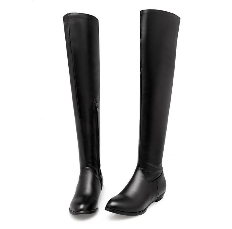 レディースブーツ ニーハイブーツ ジョッキーブーツ ロングブーツ 大きいサイズ 22cm 29cm 長靴 合皮 ロングブーツ ロング丈 秋冬 ローヒール 2.5cm 厚底 黒 ブラック レディースブーツ ニーハイブーツ ジョッキーブーツ ロングブーツ 大きいサイズ 22cm 29cm 長靴 合皮 ロングブーツ ロング丈 秋冬 ローヒール 2.5cm 厚底 黒 ブラック