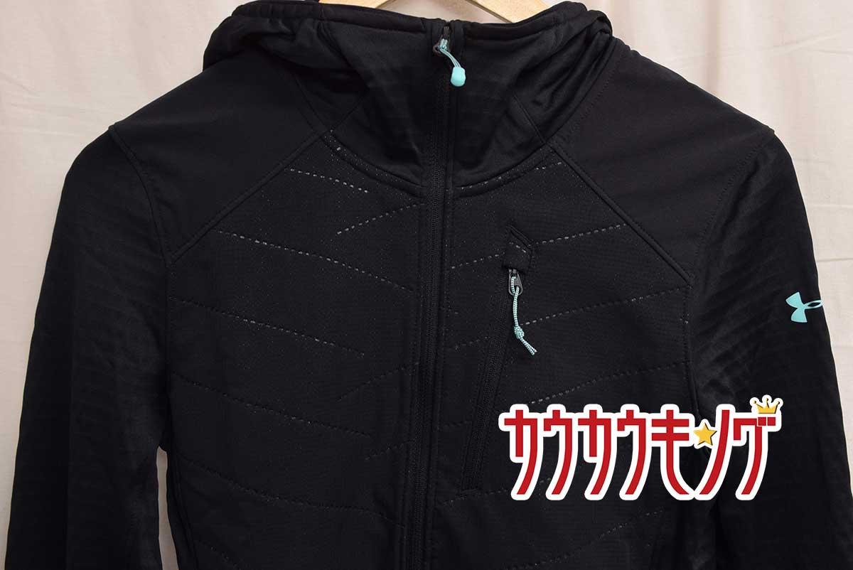 UNDER ARMOUR - 【中古・未使用品】アンダーアーマー ColdGear Reactor Exert Jacket　サイズSM アウトドア ジップアップ ジャケット ブラック 1315069 レディース UNDER ARMOUR UNDER ARMOUR - 【中古・未使用品】アンダーアーマー ColdGear