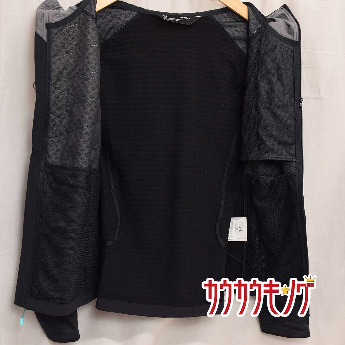 UNDER ARMOUR - 【中古・未使用品】アンダーアーマー ColdGear Reactor Exert Jacket　サイズSM アウトドア ジップアップ ジャケット ブラック 1315069 レディース UNDER ARMOUR UNDER ARMOUR - 【中古・未使用品】アンダーアーマー ColdGear