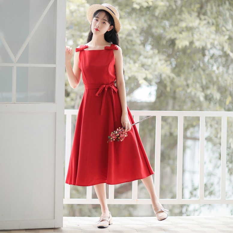 4color レディース 肩りぼん付きノースリーブワンピース ワンピース ドレス dress ワンピ 4color レディース 肩りぼん付きノースリーブワンピース ワンピース ドレス dress ワンピ