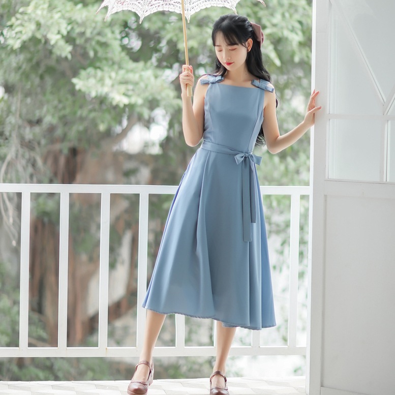 4color レディース 肩りぼん付きノースリーブワンピース ワンピース ドレス dress ワンピ 4color レディース 肩りぼん付きノースリーブワンピース ワンピース ドレス dress ワンピ