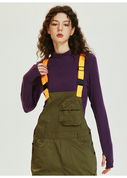 ConE レトロパッチワークスリムフィットトップス長袖Tシャツ ConE レトロパッチワークスリムフィットトップス長袖Tシャツ