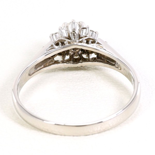 PT900 プラチナ リング 指輪 13号 ダイヤ 0.191 0.18 ジュエリー 中古 PT900 プラチナ リング 指輪 13号 ダイヤ 0.191 0.18 ジュエリー 中古