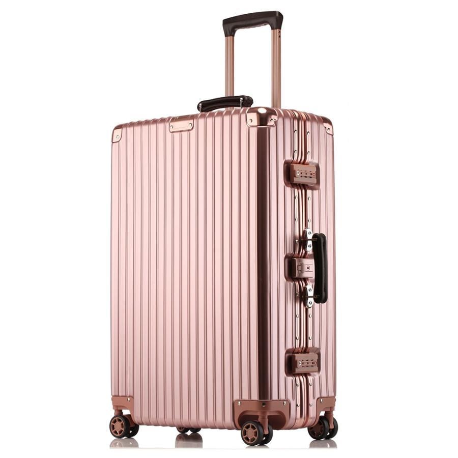 スーツケース 機内持ち込み 軽量 アルミフレーム Sサイズ M 小型 おしゃれ 海外旅行 出張 かわいい ins人気 TSAロック キャリーケース 2泊3日 3泊4日_5