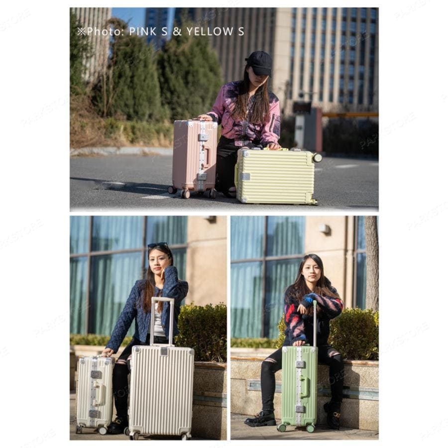 スーツケース 機内持ち込み 軽量 アルミフレーム Sサイズ M 小型 おしゃれ 海外旅行 出張 かわいい ins人気 TSAロック キャリーケース 2泊3日 3泊4日_17