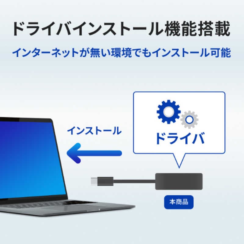 GOPPA　PD100W充電対応 Type-C接続 2.5GbE LANアダプター ［USB Power Delivery対応］ ブラック　GP-CR452GHP/B