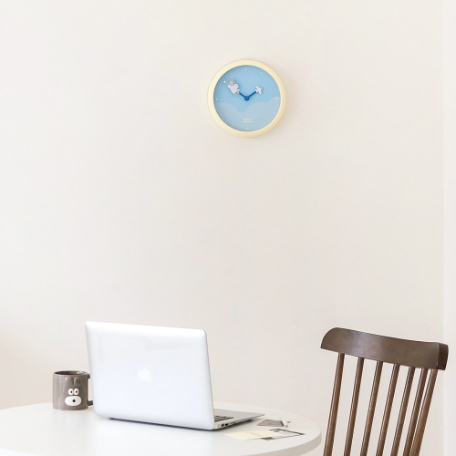 バニーエンジェルウォールクロック