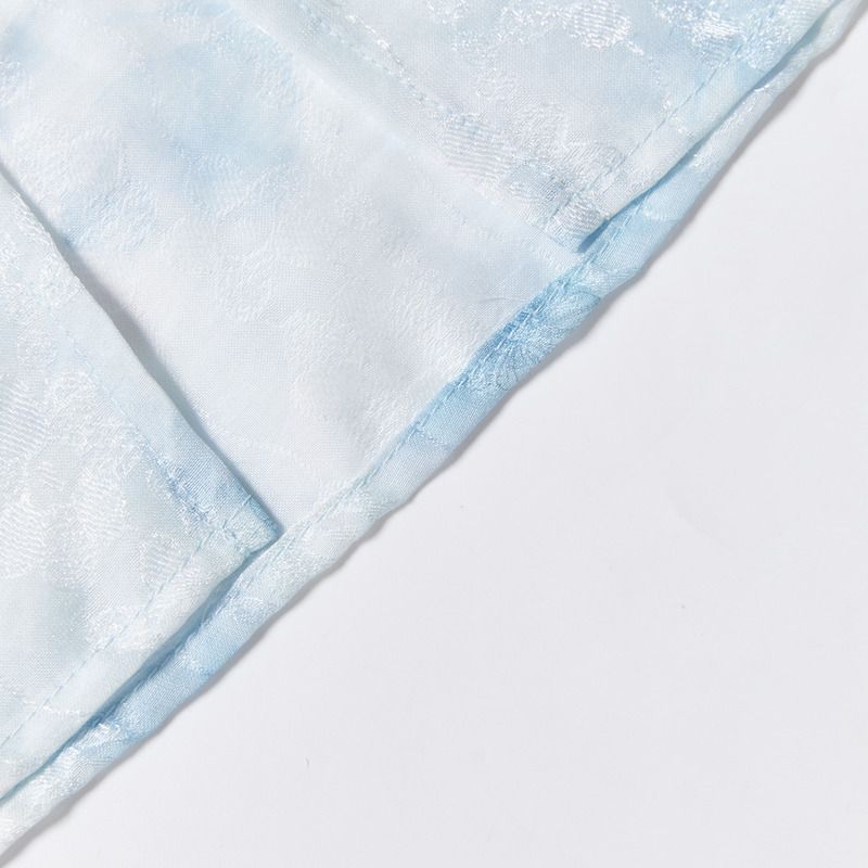 ミスティックブルー フレンチロマンティックワンピース 2025春夏新作 スミノグラデ 半袖 Vネック ソフト＆スイート ロングワンピース ワンピース ワンピース レディース ロングワンピース ワンピー