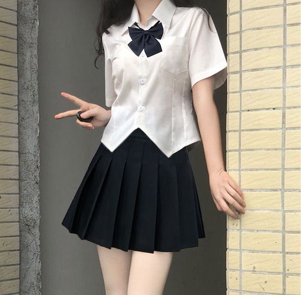 Qoo10] 涼しく楽ちんセットセーラー服JK制服セッ