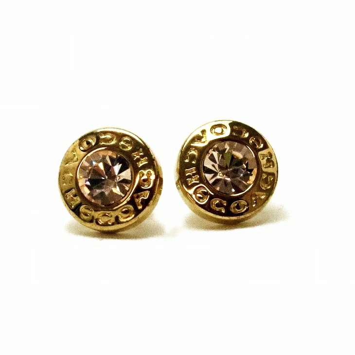 ピアス ラインストーン 一粒ストーン 54516GLD ピアス ラインストーン 一粒ストーン 54516GLD