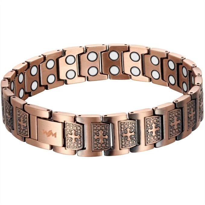 男性用純銅ブレスレット,磁気バイキングアロマテラピー,関節炎,健康ジュエリー,クロスブレスレット ストレス解消 女性の減量 エネルギーマグネット付きの磁気 エネルギーヨガ減量疲労緩和療法瞑想 癒しの石