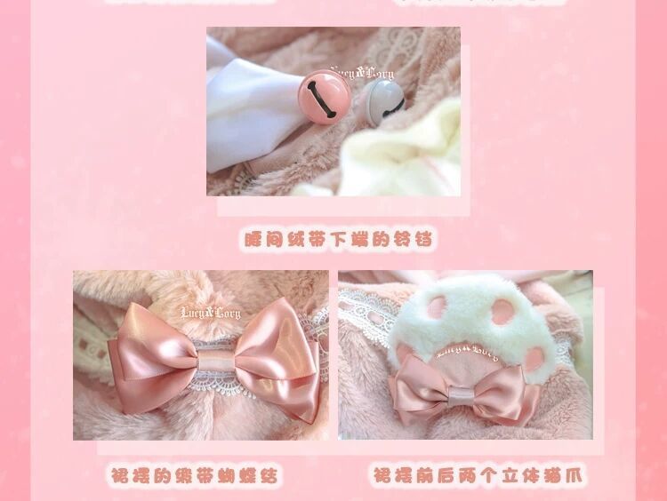 ぬいぐるみ冬長袖厚手ロリータドレス可愛い ぬいぐるみ冬長袖厚手ロリータドレス可愛い