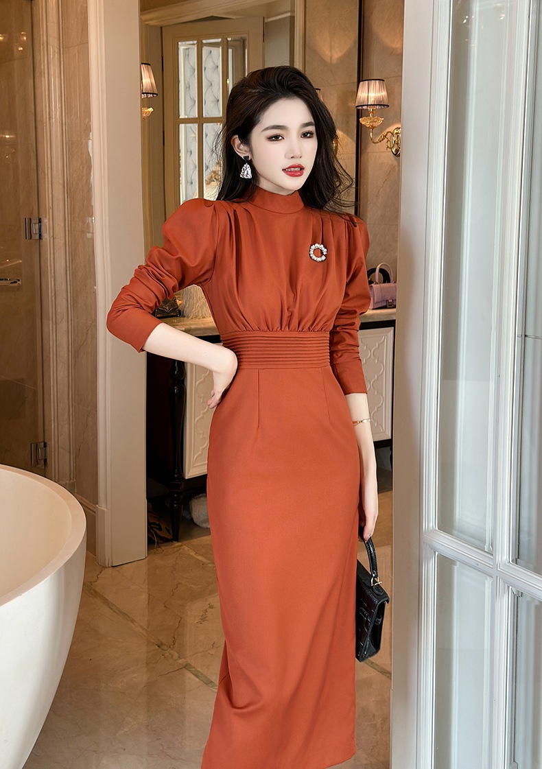 ワンピース ドレス パーティードレス ロングワンピース タイト 韓国 ワンピース ウエスト引き締め 披露宴 結婚式 演奏会 ウェディング 二次会 発表会