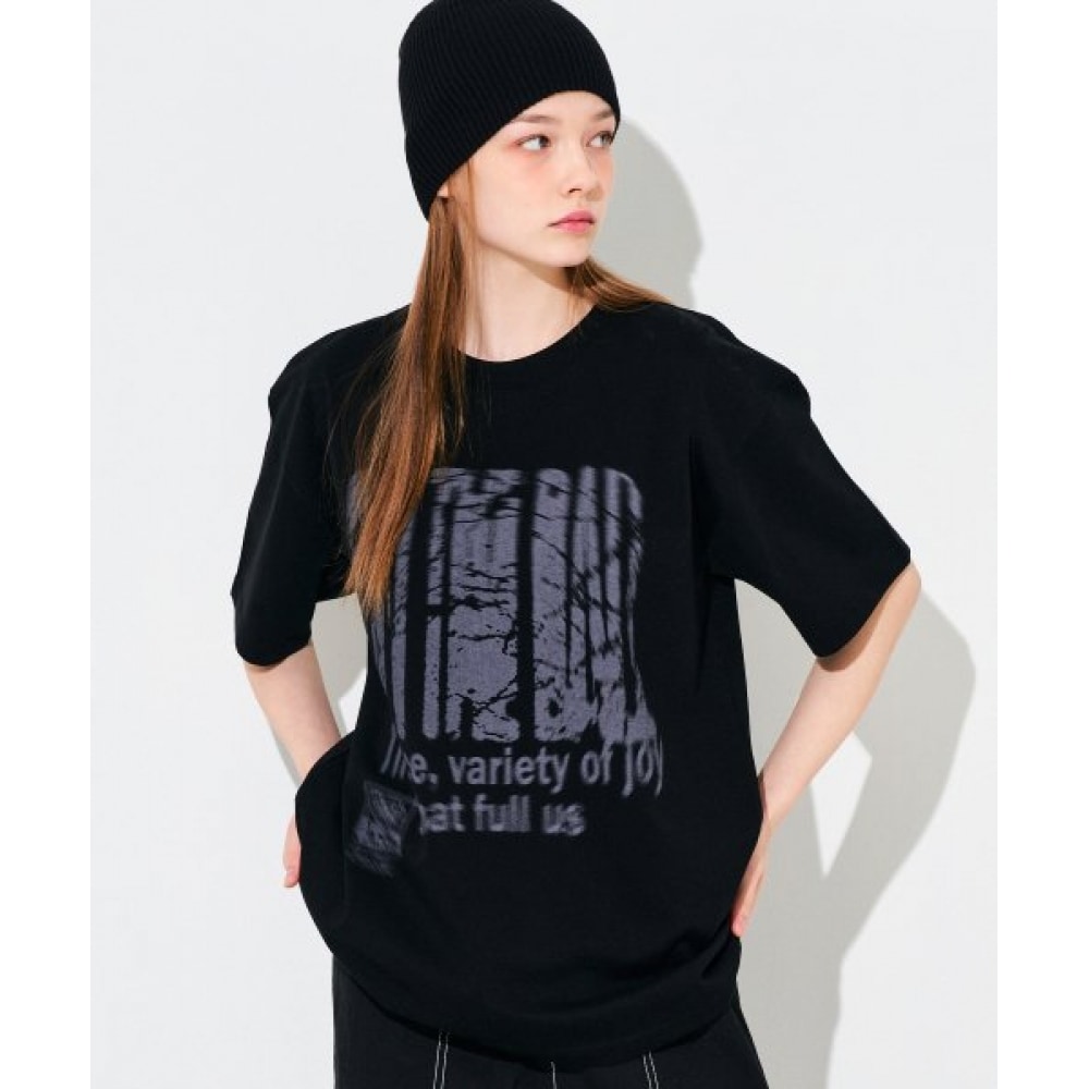 スローアシッドオンザボール半袖Tシャツ [ブラック]