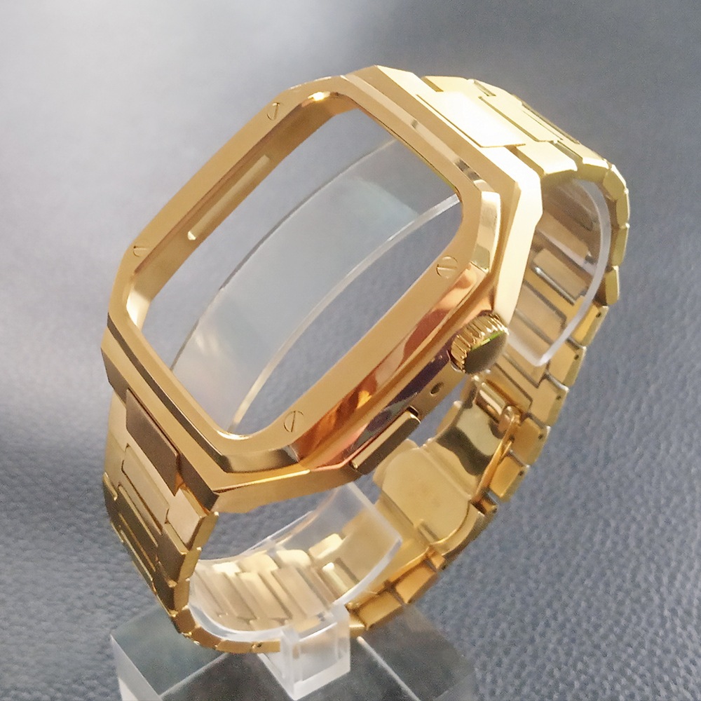 Apple Watchケース バンド 高級 替え ベルト カバー メンズ 高耐久 金属素材 Apple Watch 高級 44mm 45mm 一体型 Apple Watchケース バンド 高級 替え ベルト カバー メンズ 高耐久 金属素材 Apple Watch 高級 44mm 45mm 一体型