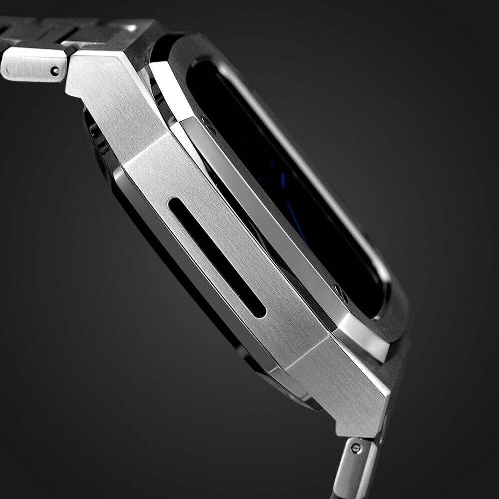 Apple Watchケース バンド 高級 替え ベルト カバー メンズ 高耐久 金属素材 Apple Watch 高級 44mm 45mm 一体型 Apple Watchケース バンド 高級 替え ベルト カバー メンズ 高耐久 金属素材 Apple Watch 高級 44mm 45mm 一体型