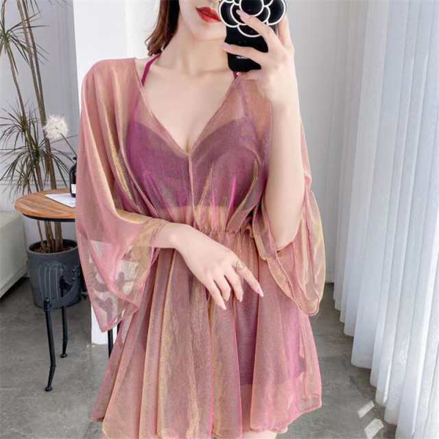 水着 レディース ビキニ 3点セット タンキニ ラッシュガード カーディガン セパレート 体型カバー リゾート 夏 カジュアル 海 水着 レディース ビキニ 3点セット タンキニ ラッシュガード カーディガン セパレート 体型カバー リゾート 夏 カジュアル 海