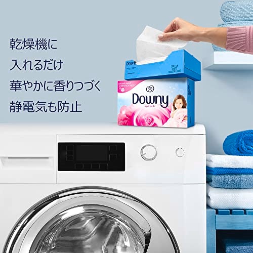 【ケース販売】【正規輸入品】 ダウニー シート 乾燥機用 柔軟剤 シート エイプリルフレッシュ (春の太陽のようなフレッシュな香り) 34枚×12個