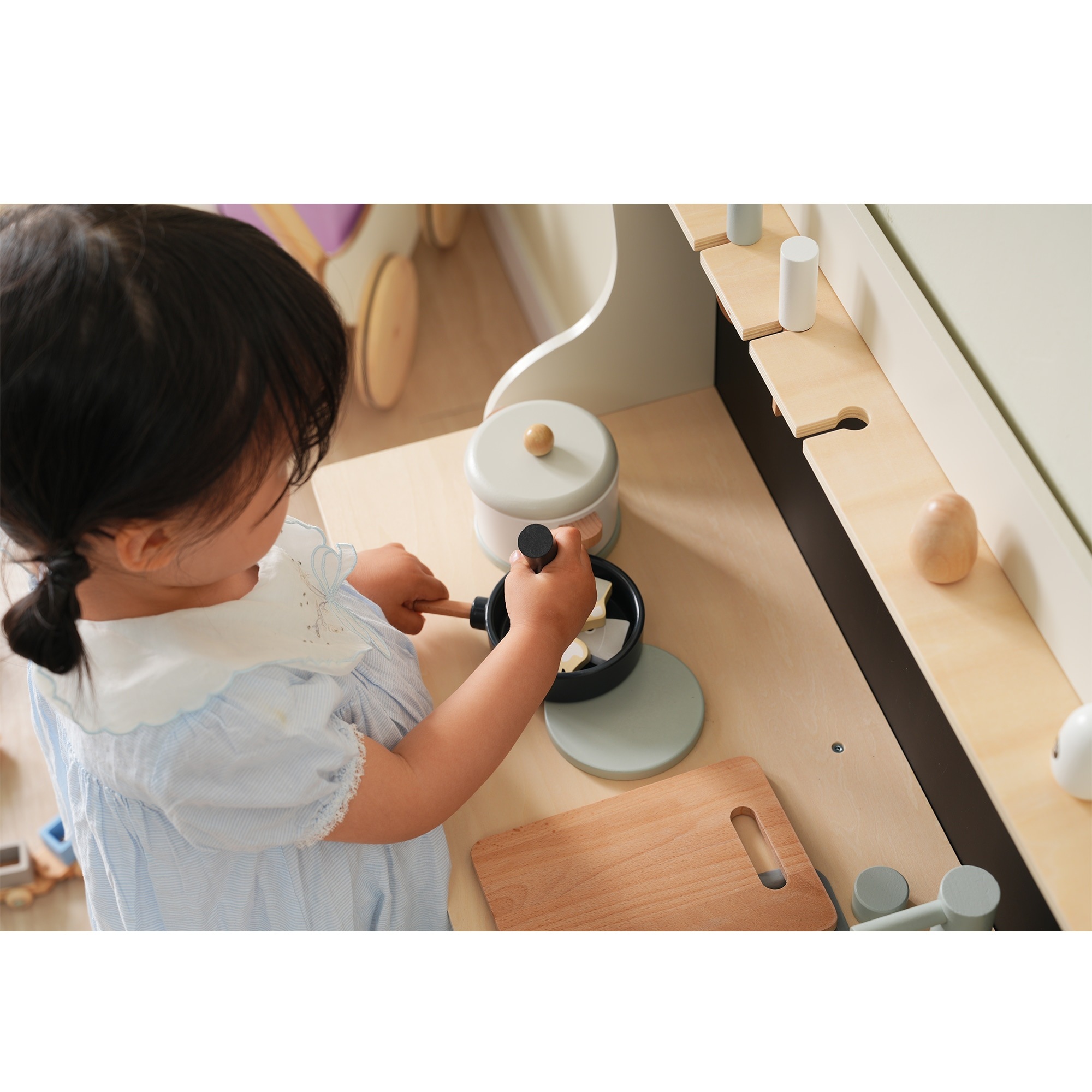 1538おままごと キッチン 木製 黒板付き 調理器具付き ままごとセット 誕生日 台所 知育玩具 子供用 子供 収納 まねっこ コンロミニキッチン おもちゃキッチン キッズ ベビー プレゼント ホワ